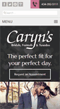Mobile Screenshot of carynsbridals.com